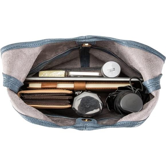 Hobo Bags Purse for Women Ultra Soft Foldable Shoulder Slouchy Handbags - Picture 4 of 6